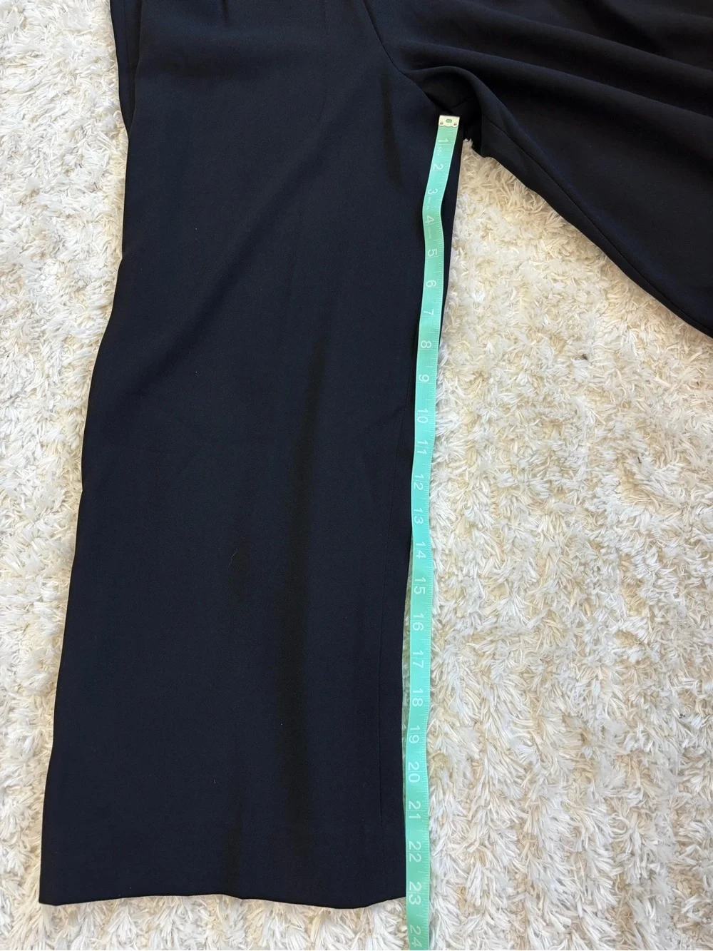 J. Crew Flutter Sleeve Open Back Jumpsuit with pockets, Cream & Black